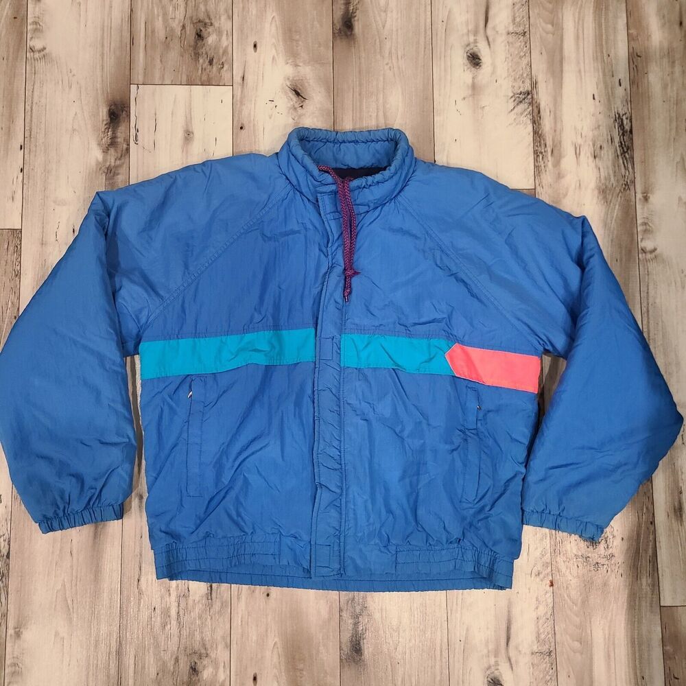 Spalding Retro Winter Jacket Vintage Men Size Large 42-44